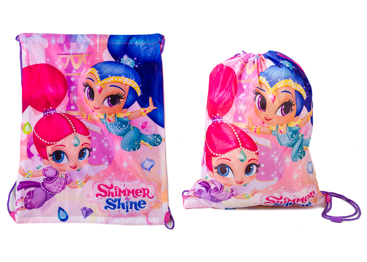 1101E-7433 SHIMMER & SHINE KID'S DRAWSTRING BAG